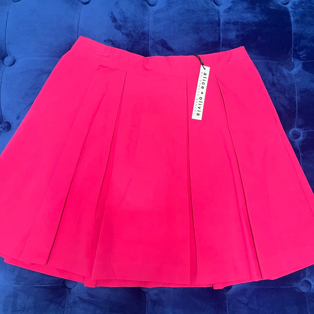 Alice + Olivia Connor Lampshade Pink Skirt NWT